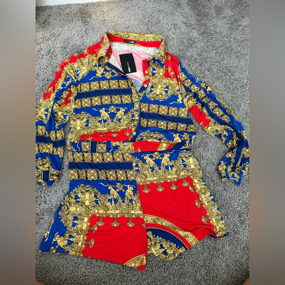 Fashion Nova Pure Royalty Romper